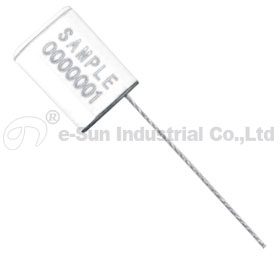 Clear casing container high security seals with 300kgs pull load , iso 17712