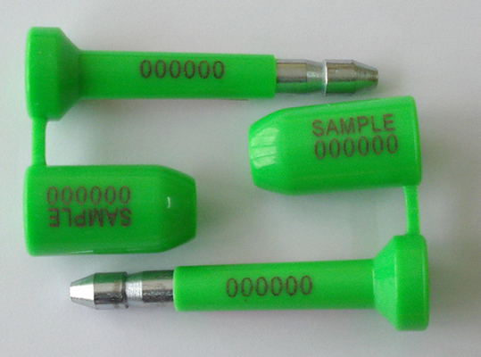 Plastic Bolt ISO PAS 17712 High Security Seal For Truck , 1400kgs Pull Load