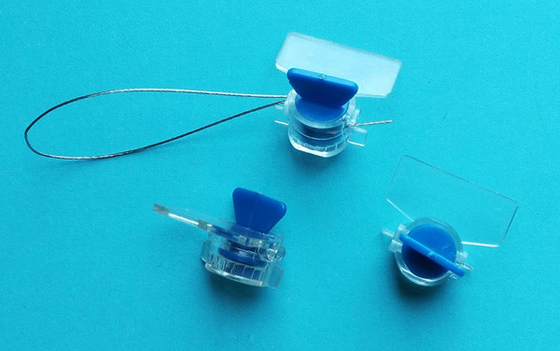 Termale che timbra le guarnizioni blu di sicurezza del tester per il misuratore di potenza/contatore per acqua