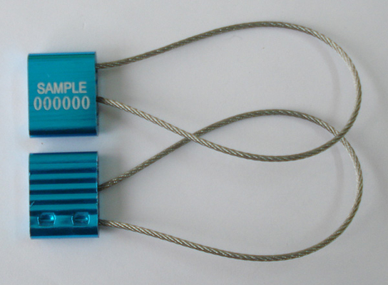 Tirare i sigilli di sicurezza Trailer stretto Gold / Cable sigillatura con materiale di zinco per le caselle Meter