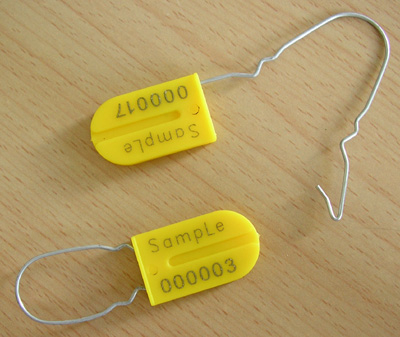 La sicurezza del lucchetto del contenitore sigilla la plastica, guarnizioni di Bolt di alta sicurezza